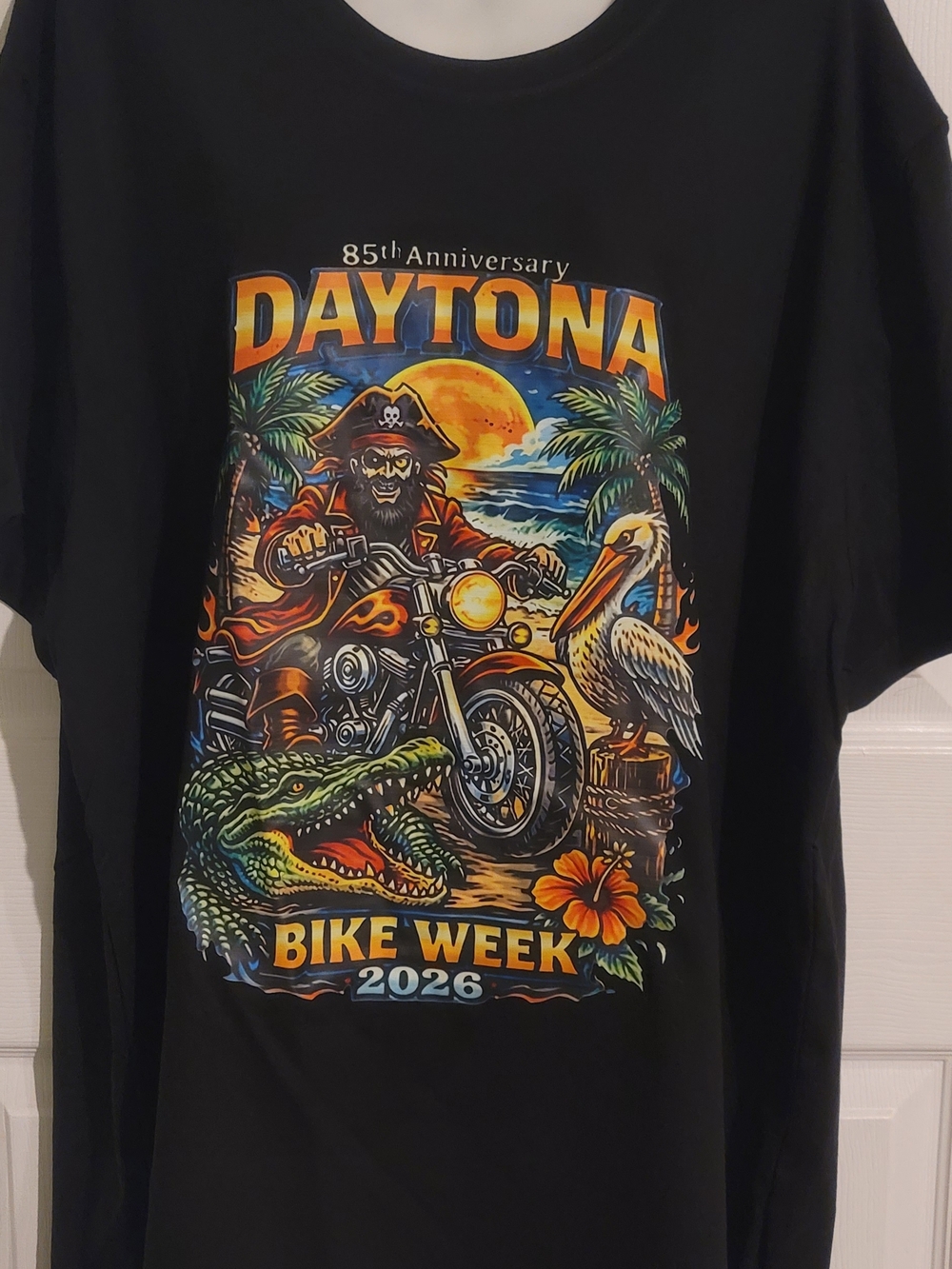 Daytona Bike Week 2026 Graphic T-Shirt - Black - 2XL